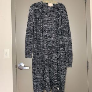 Black and white cardigan